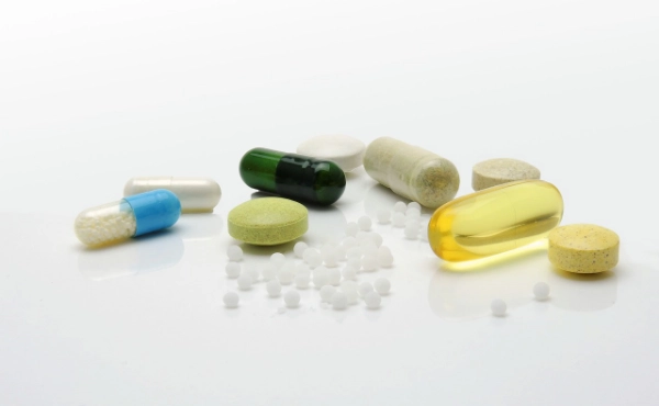 Pó de betacaroteno de fermentação microbiana em suplementos de beleza